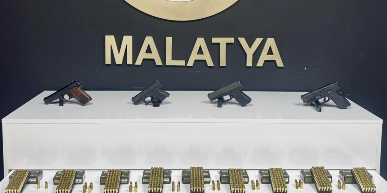 Malatya'da ruhsatsız silah operasyonu: Bir tutuklama