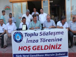 Toroslar'da memurlara toplu sözleşme sevinci