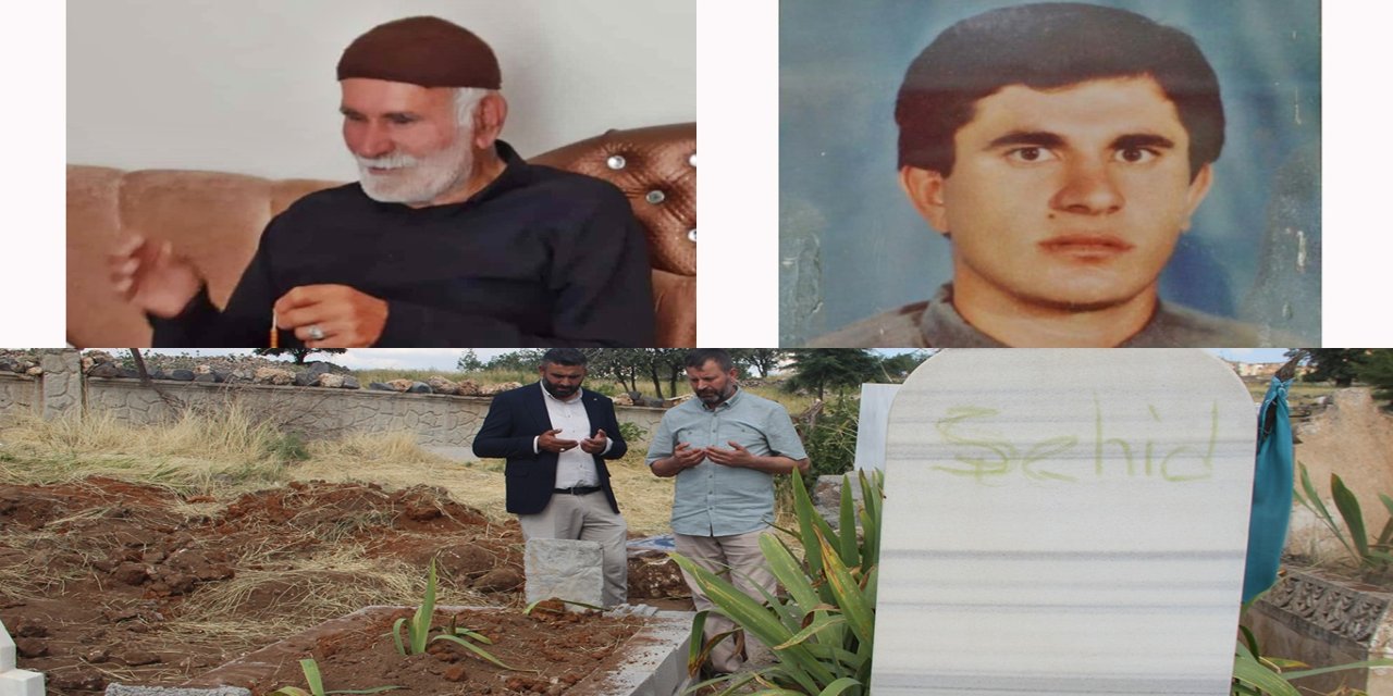 Seyyid Mustafa Bozkurt, şehid oğlunun yanına defnedildi