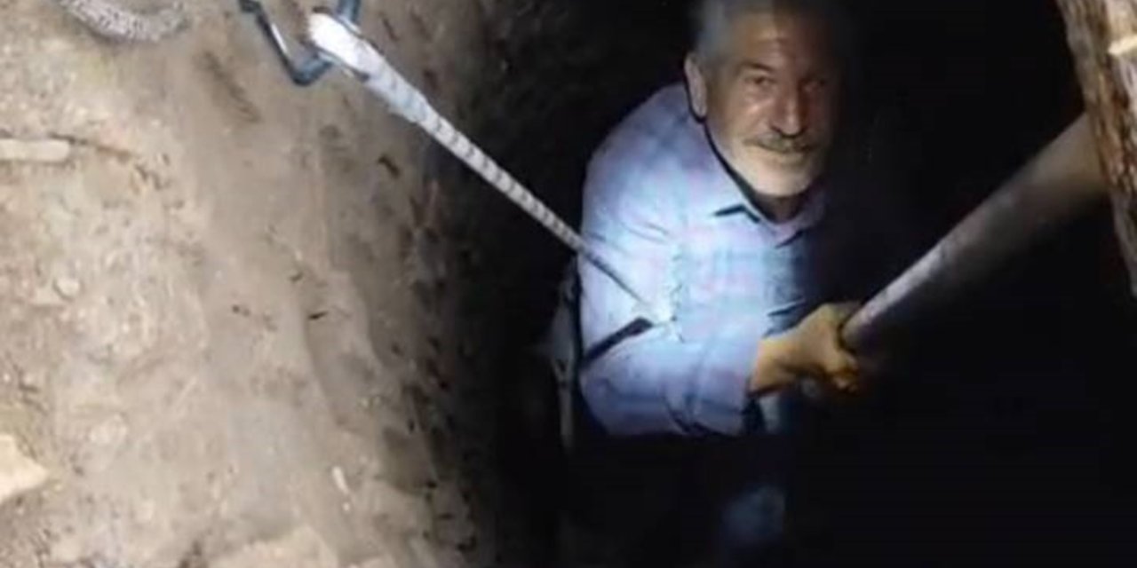 Batman'da su kuyusuna düşen vatandaş kurtarıldı