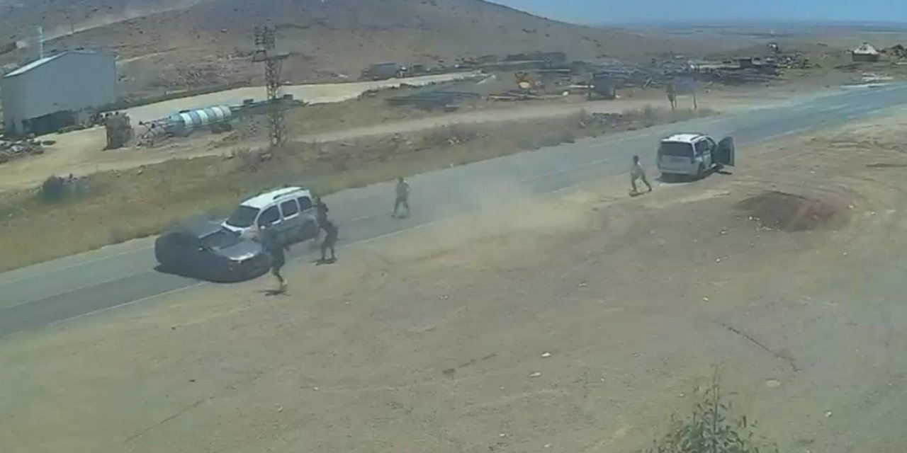 Mardin Derik Tepebağ Mahallesi'nde 5 kişinin yaralandığı olayın güvenlik kamerası ortaya çıktı