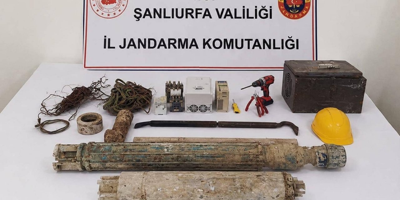 Şanlıurfa'da çalınan dalgıç pompası jandarma operasyonuyla bulundu