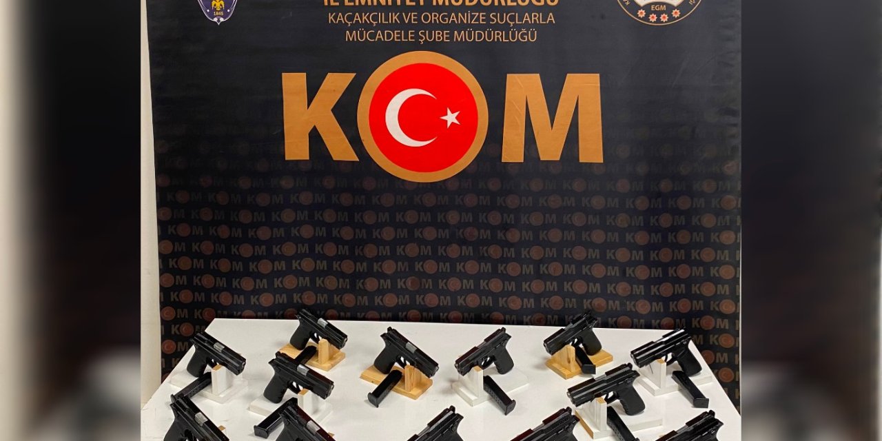 Mardin’de 13 adet ruhsatsız tabanca ve mühimmat ele geçirildi