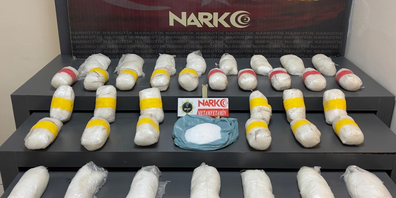 Batman'da 19 kilo metamfetamin ele geçirildi