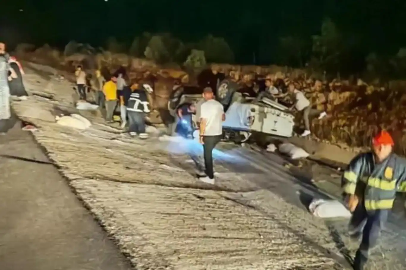Mardin’in Ömerli ilçesinde takla atan otomobilin sürücüsü hayatını kaybetti