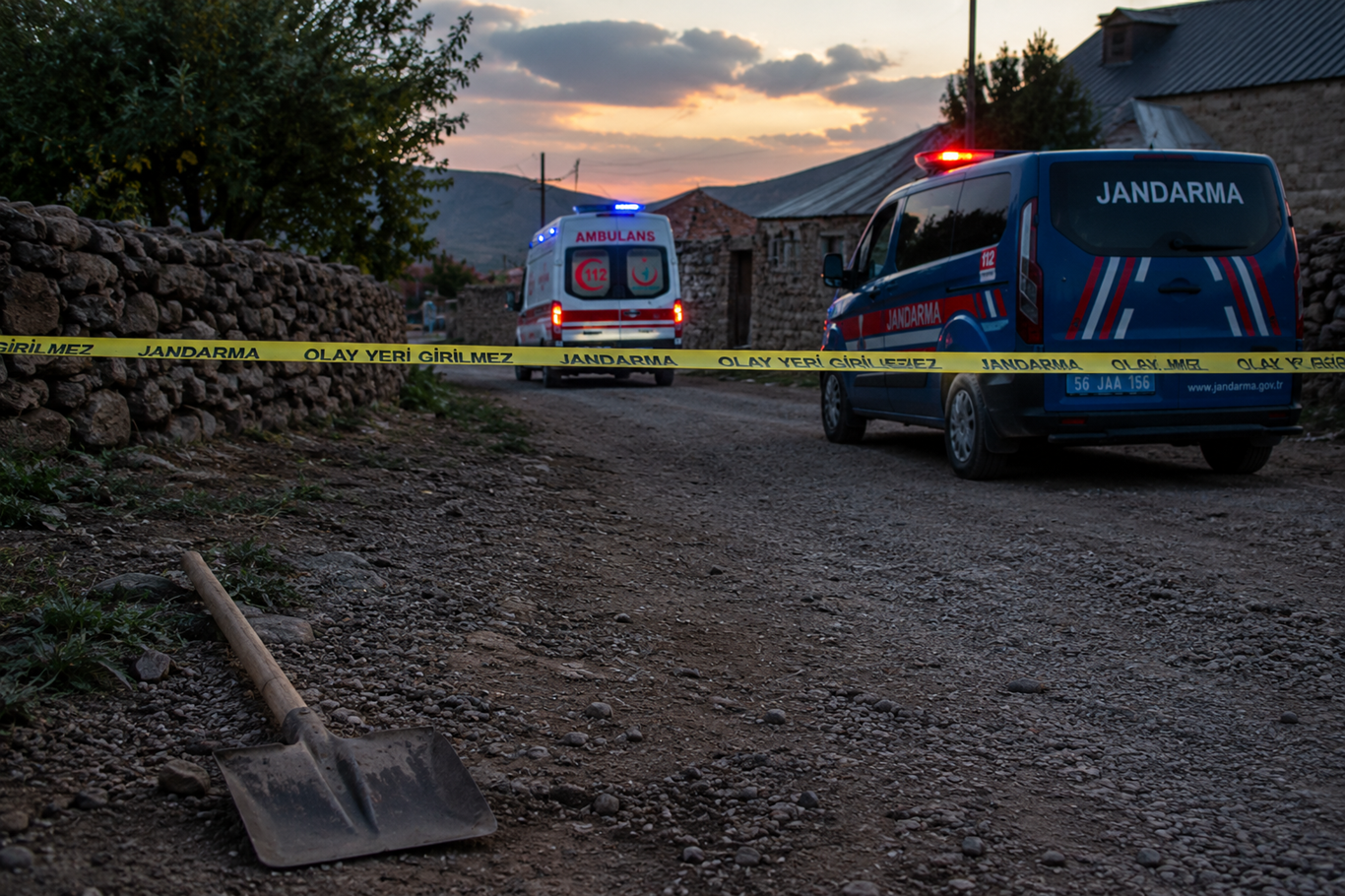 Siirt'in Şirvan ilçesinde kürekli kavgada bir kişi hayatını kaybetti