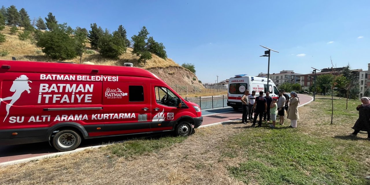 Batman’da sulama kanalına düşen kız çocuğu kurtarıldı