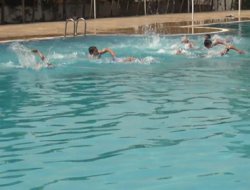 Cizre'de yüzme yarışması düzenlendi