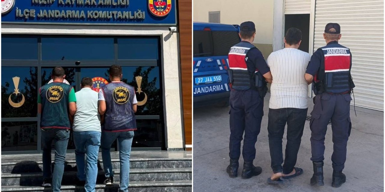 Gaziantep'te haklarında kesinleşmiş hapis cezası bulunan 2 hükümlü yakalandı