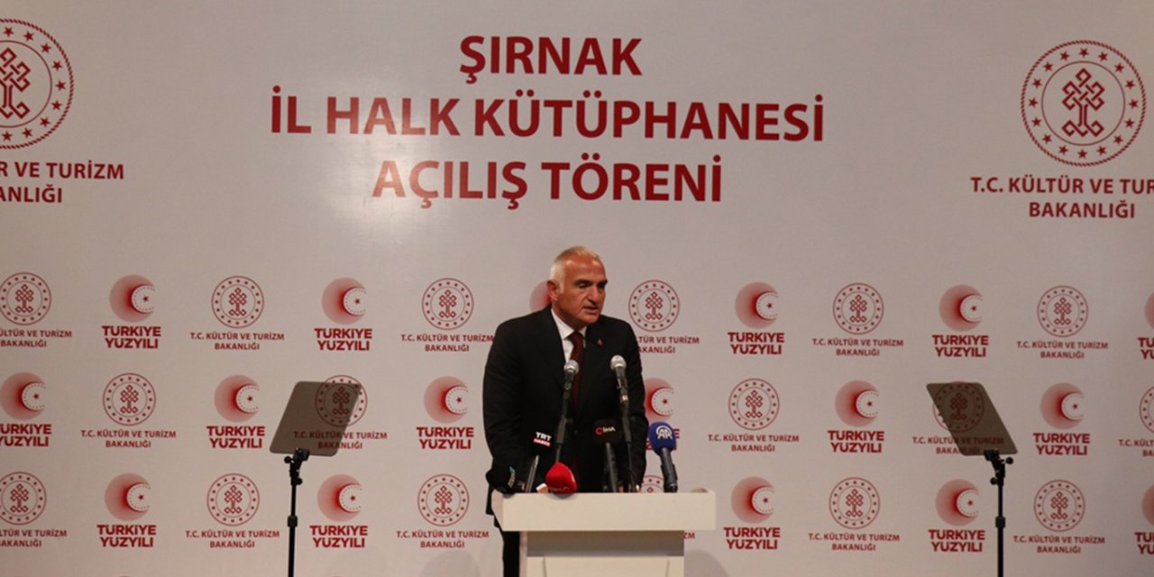 Kültür ve Turizm Bakanı Ersoy, Şırnak’ta