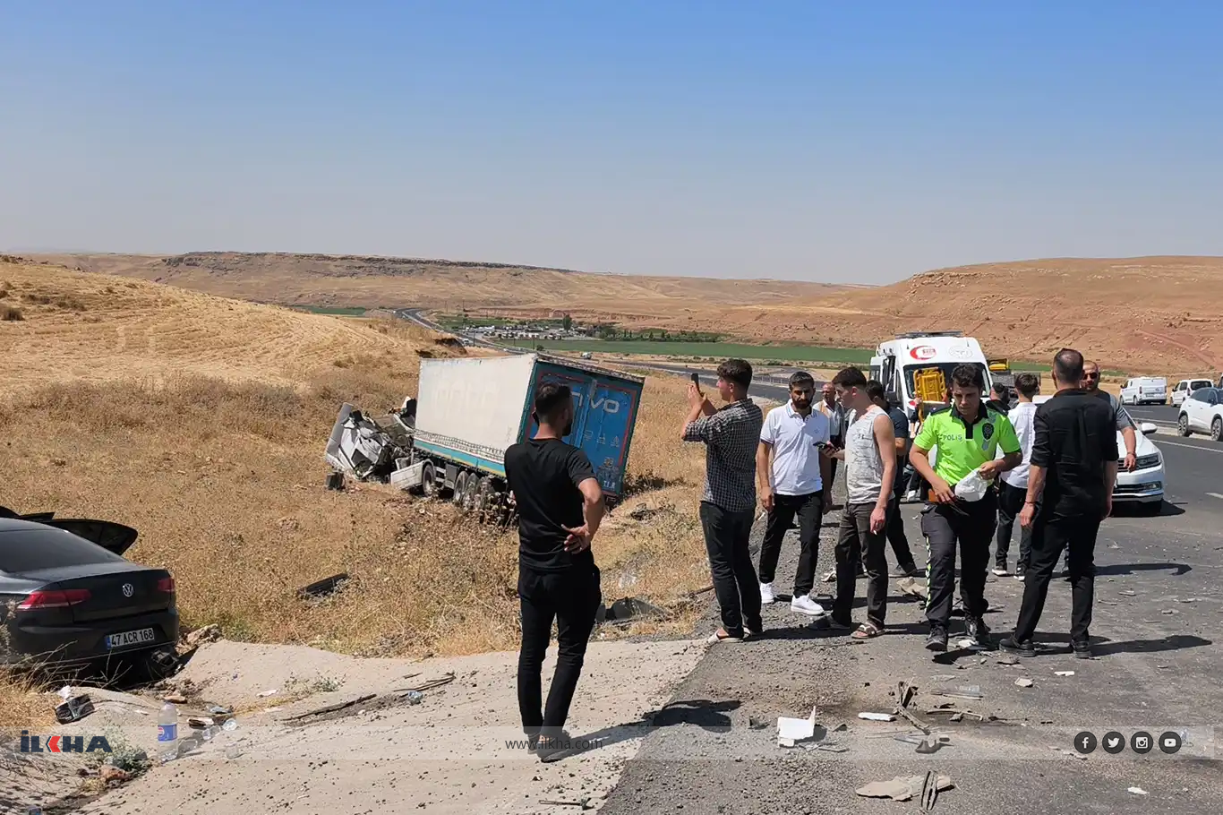 Li ser rêya Cizîr-Silopî qeza: 5 kes birîndar bûn