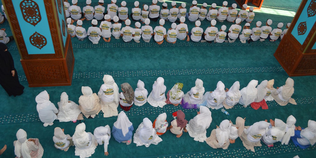 Şanlıurfa Hilvan'da çocuklar "Hayat Namazla Güzeldir" etkinliğinde buluştu