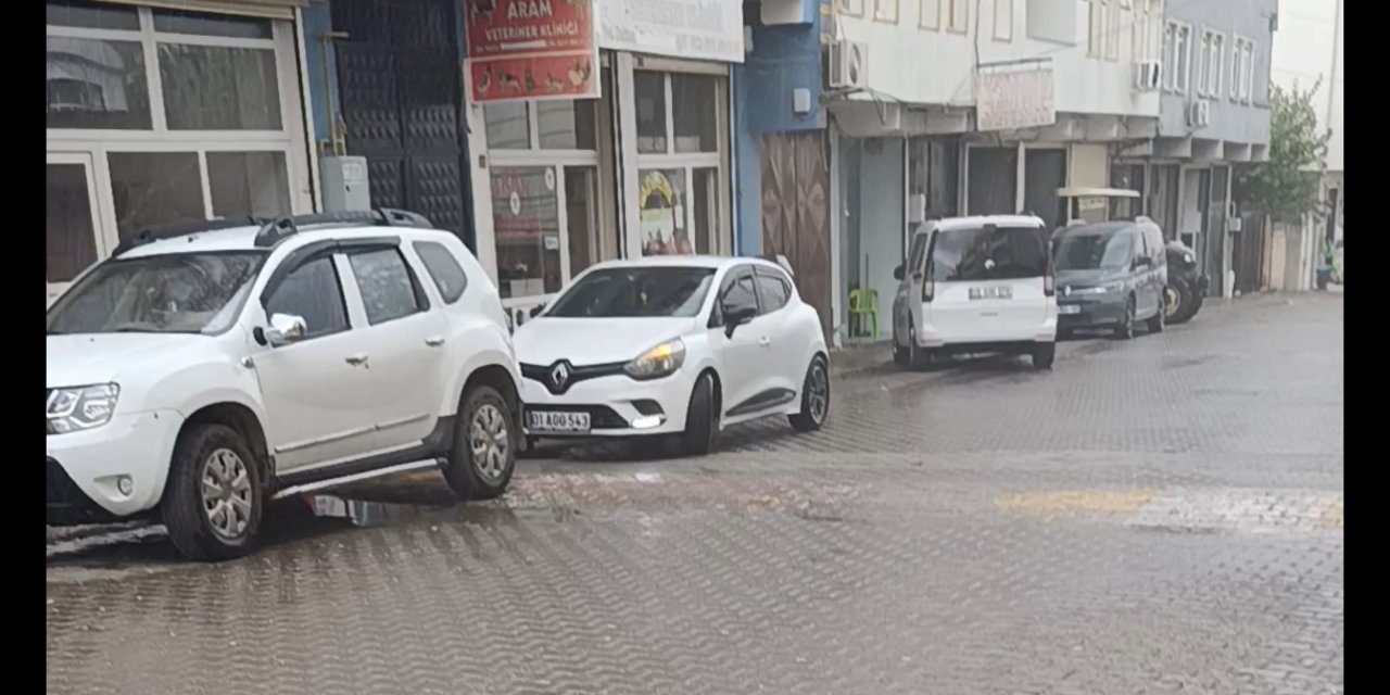 Çınar ilçemizde yaz yağmuru hem serinletti hem şaşırttı