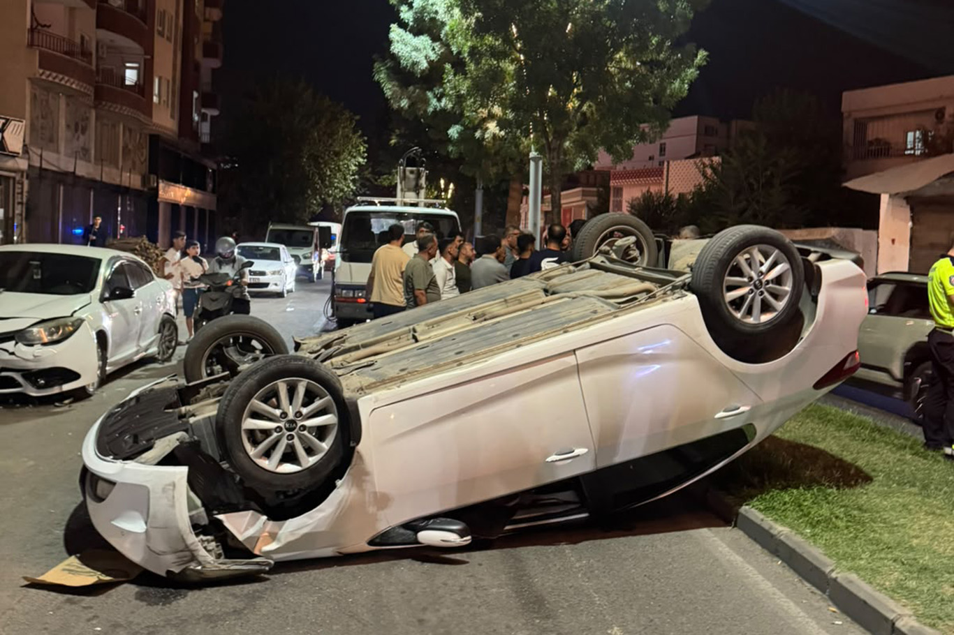Batman'da otomobil takla attı: 1 Yaralı