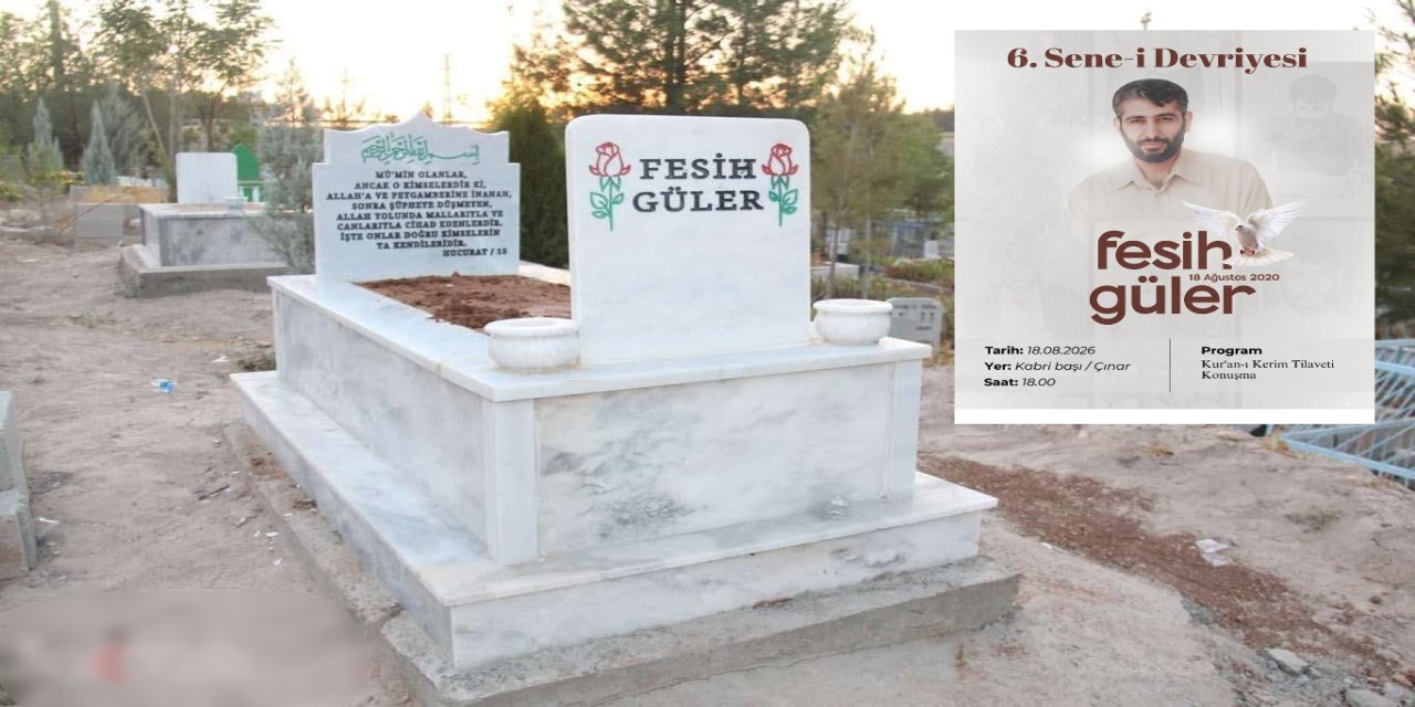 Fesih Güler Hoca mezarı başında yad edilecek