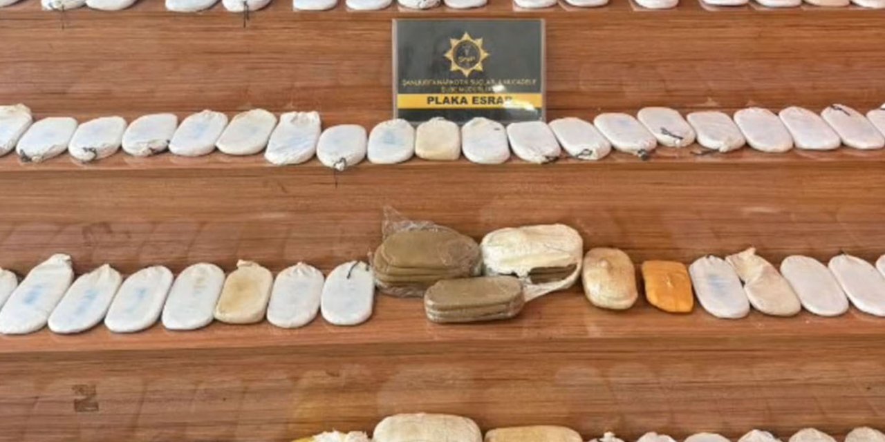 Şanlıurfa'da 20 kilo 600 gram esrar ele geçirildi