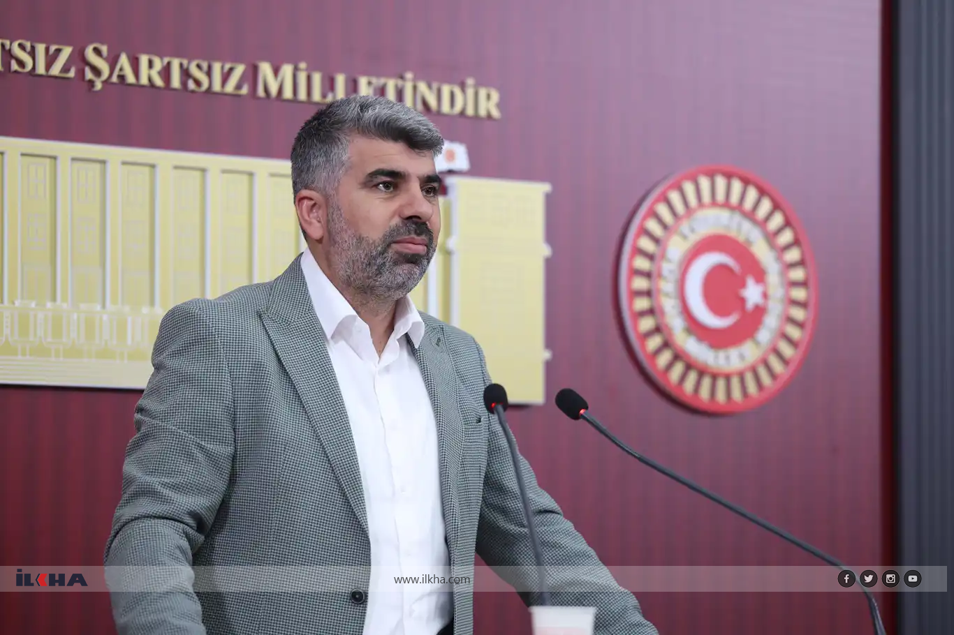 Parlamenterê HUDA PARê Faruk Dînç: Armanca Konvoya Filistînê şikandina dorpêça li ser Xezzeyê bû