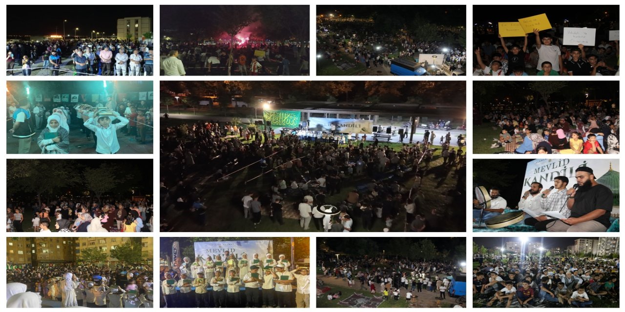 Davet ve Gençlik Hareketi mevlid programlarını parklara taşıdı: 16 noktada salavatlar yükseldi