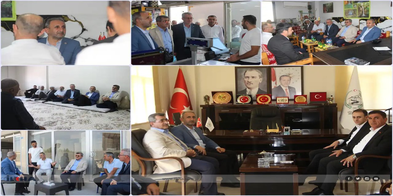 Parlamenterê HUDA PARê Şahzade Demîr li Şirnexê têkiliyên xwe didomîne