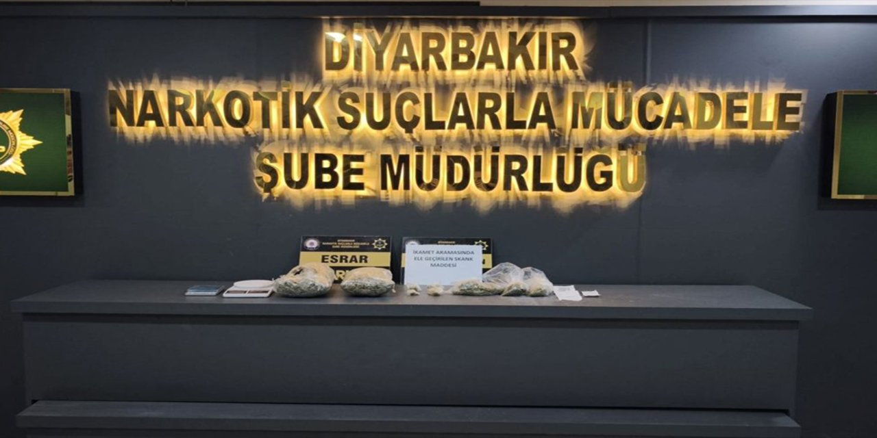Diyarbakır'da uyuşturucu operasyonunda yakalanan 3 kişi tutuklandı