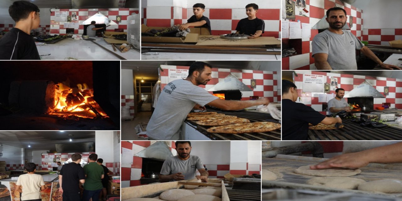Kızıltepe'de çeyrek asırlık fırın ustası hem kendisini hem de çıraklarını helal rızık çizgisinde yetiştiriyor
