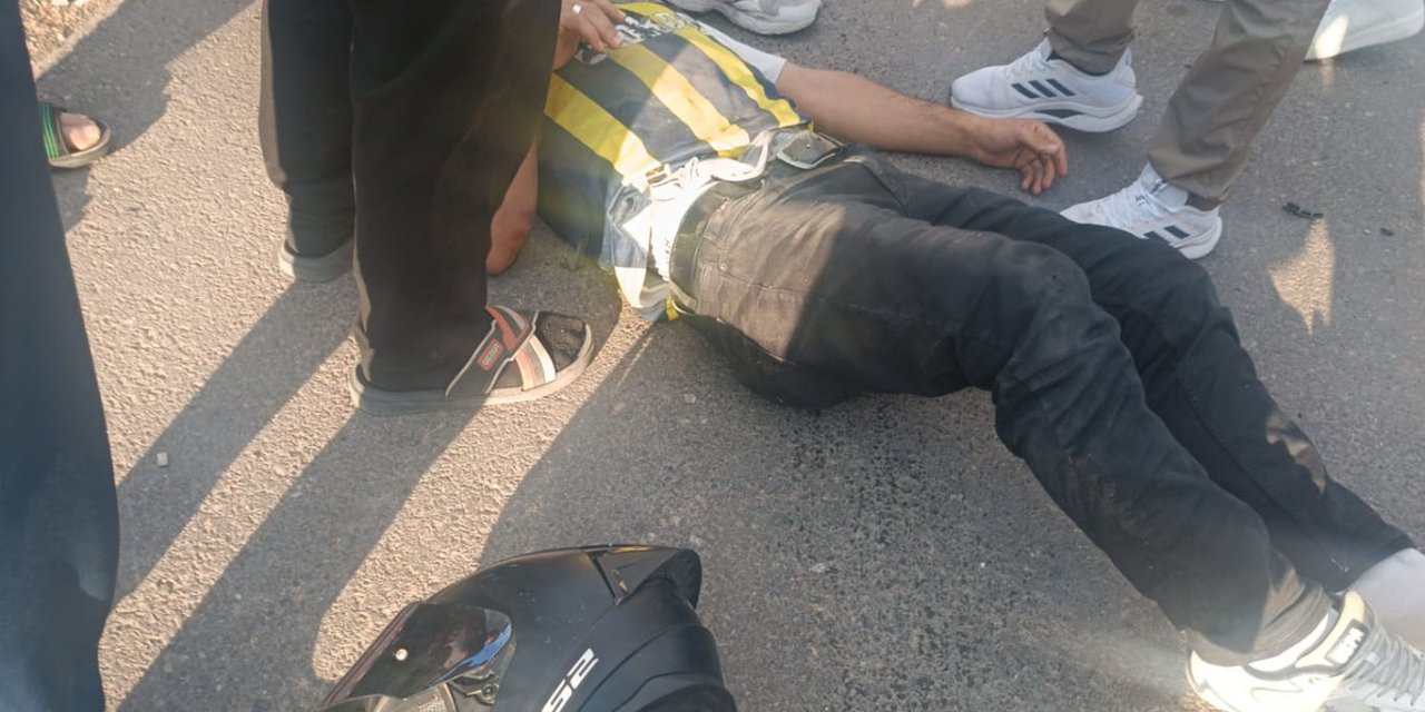 Batman'da motosiklet ile otomobil çarpıştı: Bir yaralı