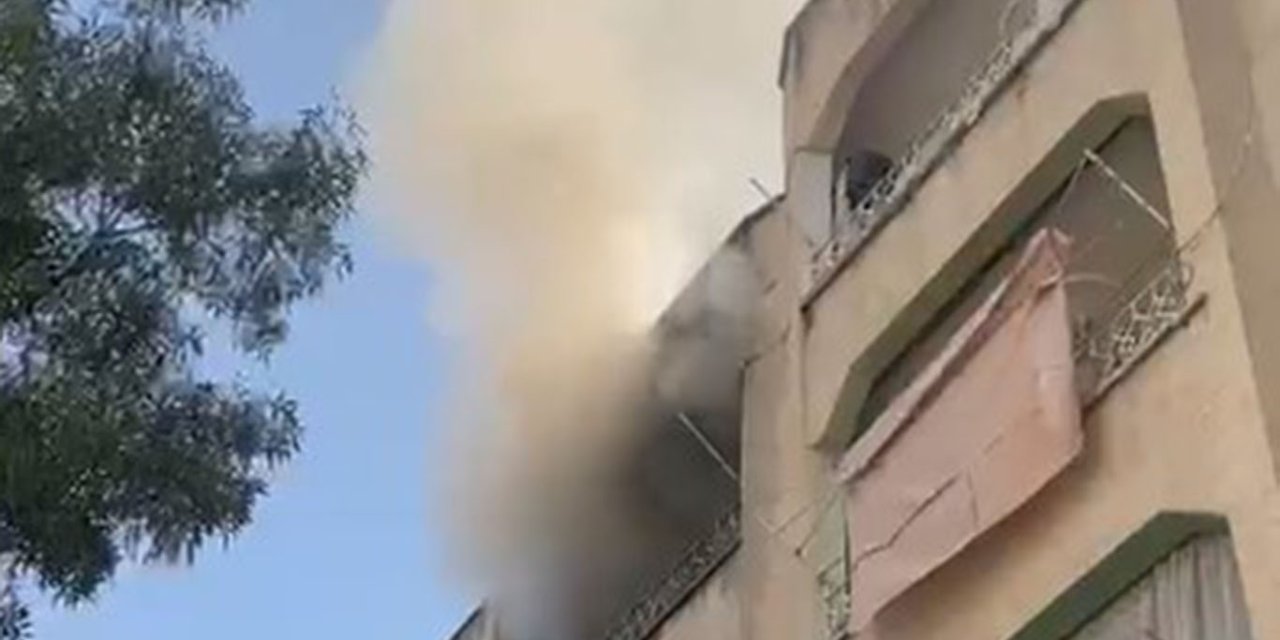Batman'da apartman dairesinde çıkan yangın maddi hasara yol açtı
