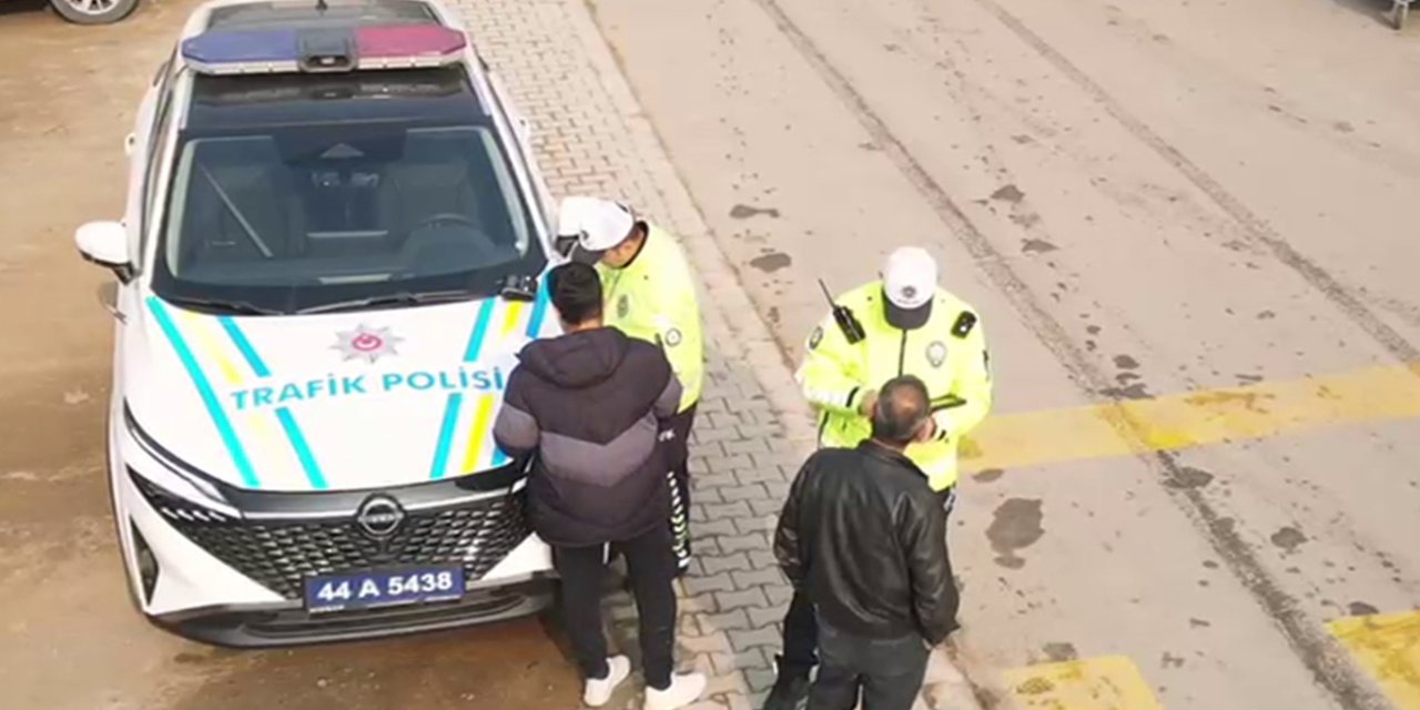 Malatya'da trafik denetimlerinde 660 sürücüye ceza