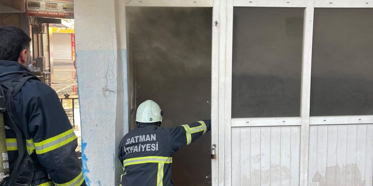 Batman'da iş yerinde yangın paniği