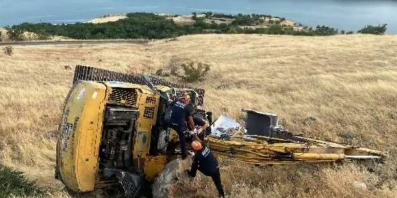 Elazığ'da ekskavatör kazası: 1 kişi hayatını kaybetti