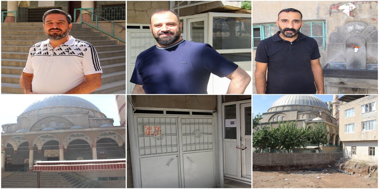 Diyarbakır Seyrantepe Huzur Camii’nde gelenler abdest alacak su bulamıyor