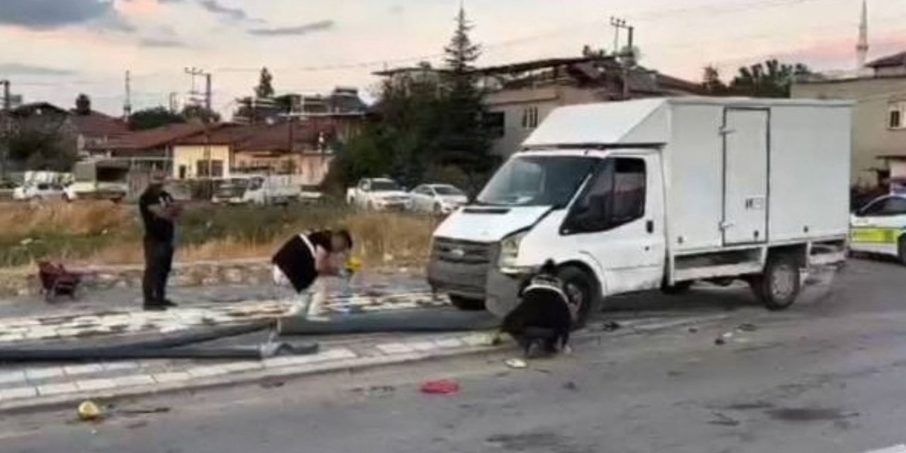 Malatya'da kamyonetin çarptığı yaya ağır yaralandı