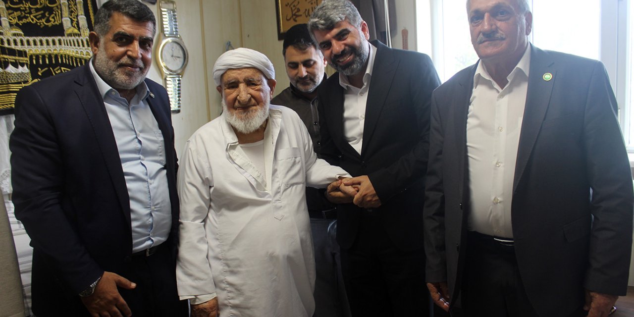 HÜDA PAR Milletvekili Dinç'ten, Şeyh El-Kavumani’ye ziyaret