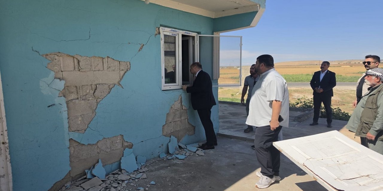 Şanlıurfa'da depremden etkilenen mahallede incelemeler yapıldı