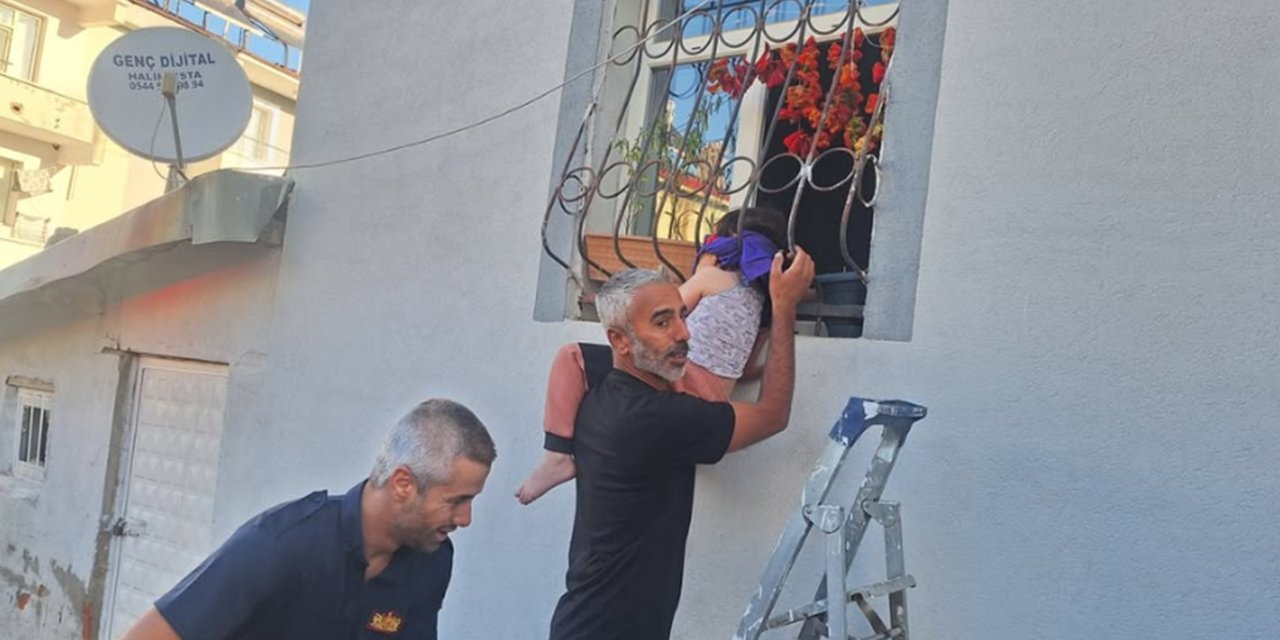 Genç'te pencere korkuluğuna kafası sıkışan çocuk kurtarıldı