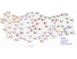 Türkiye Genelinde Hava Durumu