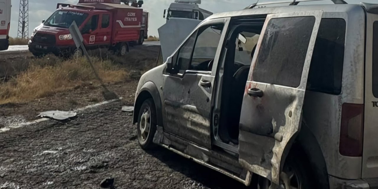 Cizre’de trafik kazası: 2’si çocuk 6 yaralı