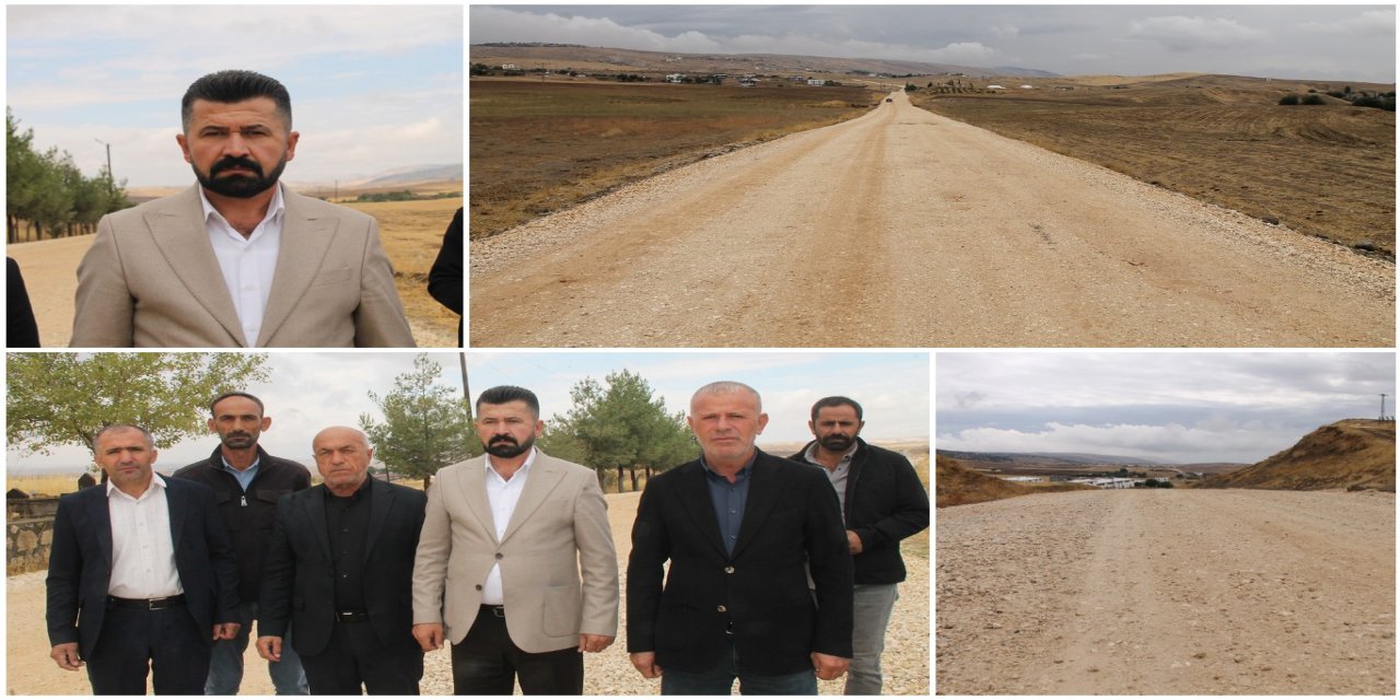 Diyarbakır'da Muhtarlar tepki gösterdi: 18 köyün kullandığı yol ne zaman bitecek?