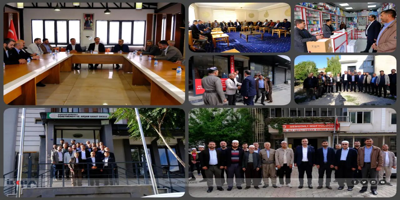 Parlamenterê HUDA PARê Serkan Ramanli li Şemzînanê bi gel re hat cem hev