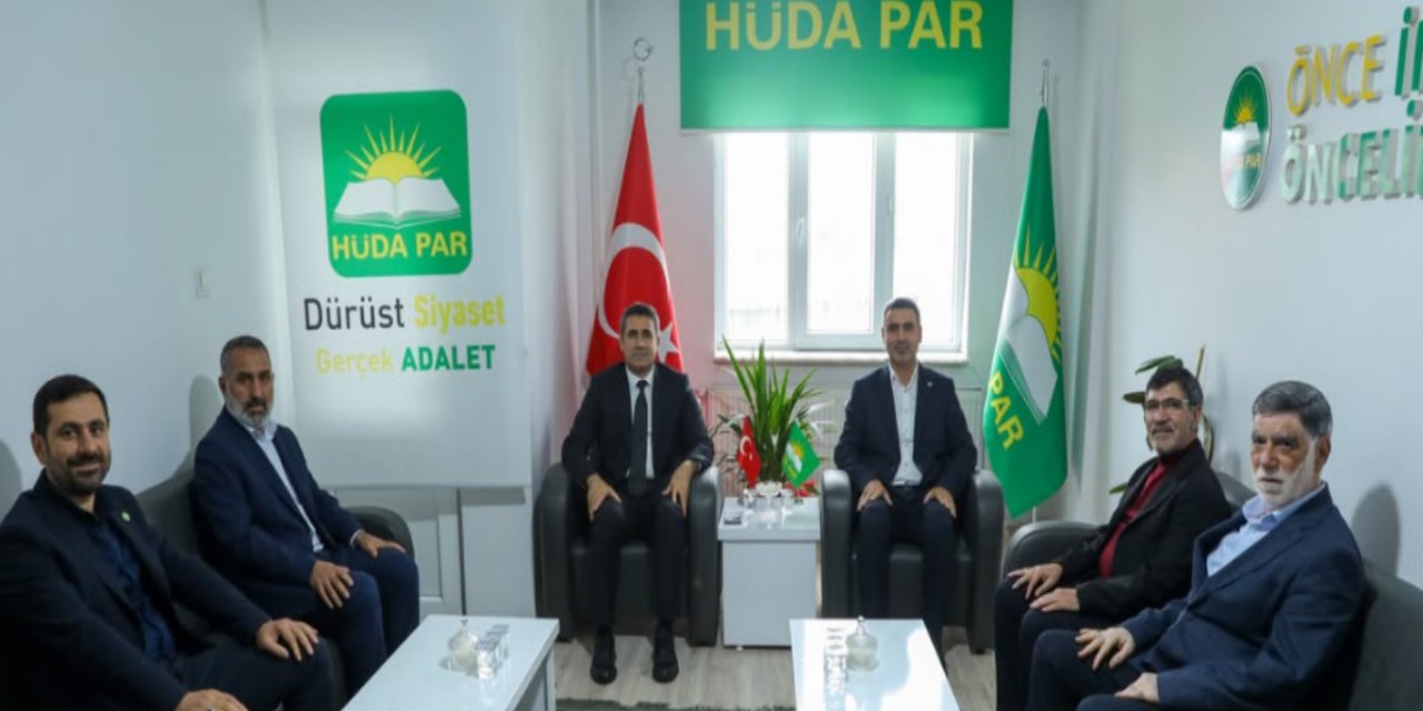 Bingöl Belediye Başkanı Arıkan'dan HÜDA PAR İl Başkanlığına ziyaret