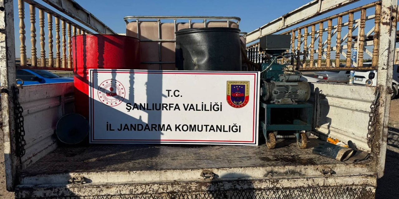 Şanlıurfa'da kaçak akaryakıt operasyonu