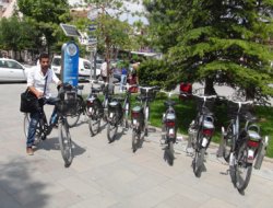 Konyalılar kiralık bisikletlerden memnun