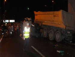 İstanbul'da hafriyat kamyonu dehşeti