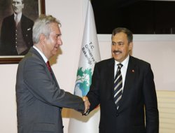 Eroğlu, Makedon Bakan'ı kabul etti