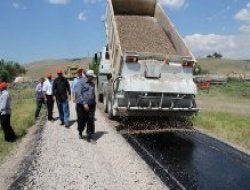 Muş'ta yol asfalt çalışmaları başladı