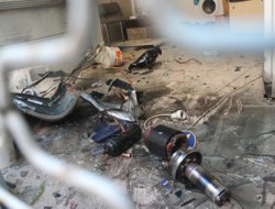 Klima motoru patladı: 1kişi yaralandı