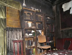 Yakılan Cami İlkkez Görüntülendi