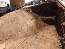 Cami çatısında şaşırtan manzara