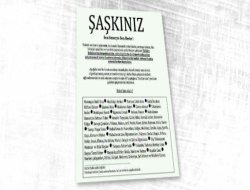 Sanatçıların ilanına ilanla cevap