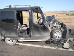 Siverek'te kaza: 4 yaralı